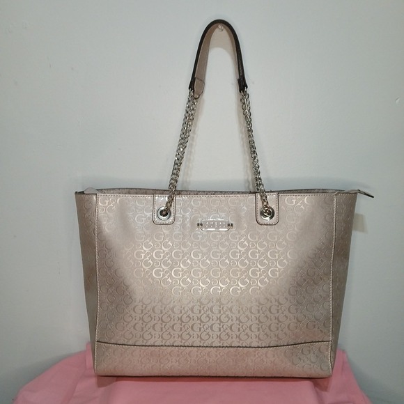 Guess Handbags - GUESS Quincey Lilac Large Tote No Call Out Original Baddie Bad "B" Bag Gorgeous!